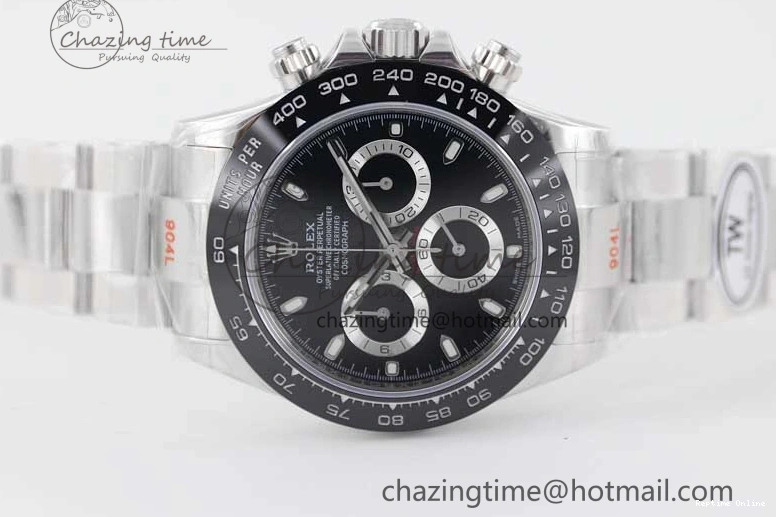 0420 Daytona 116500 SS TWF 1:1 Best Edition 904L Steel Black Dial on SS Bracelet A EasyCare 2407